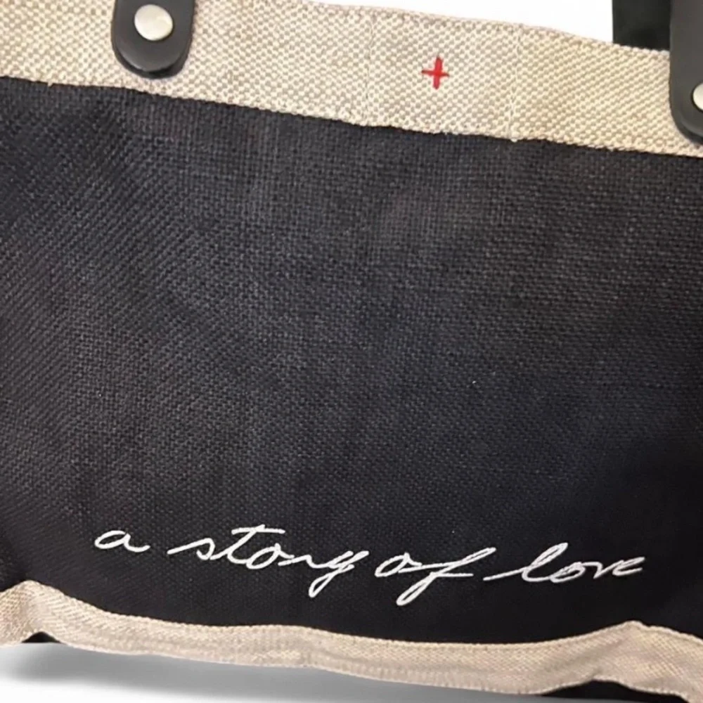 Large Frank & Eileen farmers market tote leather logo canvas limited fall